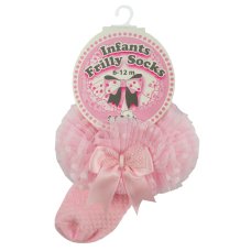 GS216-P: Pink Tutu Socks (6-18 Months)